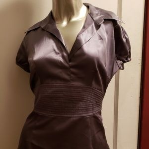 Silver princess waist line top